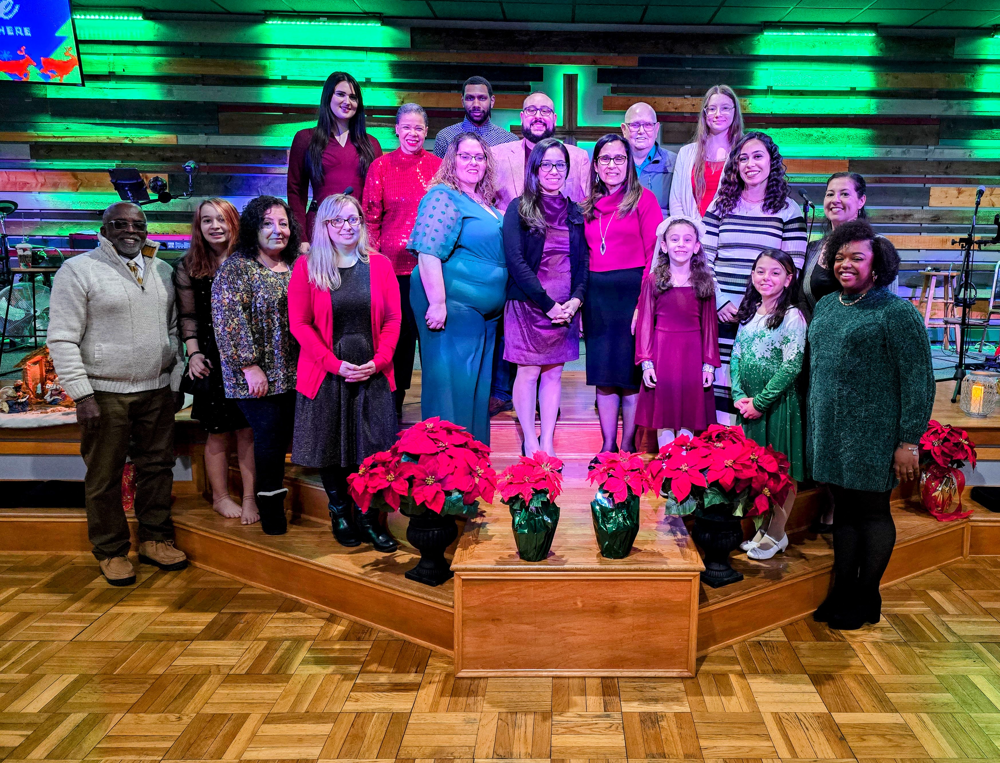 Saving Grace Church worship team and choir members